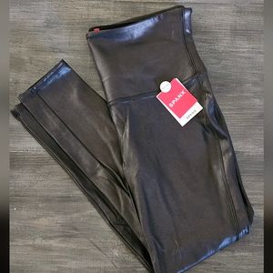 Spanx faux leather leggings